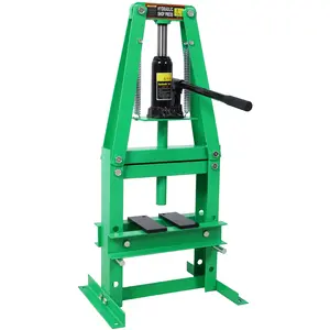 Hdmw Hydraulic Power Units, 6-Ton Benchtop Hydraulic A-Frame Shop Press with Press Plates, Hydraulic 6 Ton Garage Floor Adjustable Shop Press with Plates, Hydraulic Press, Hydraulic Shop Press,Green, Carbon Steel, Hydraulic Pump