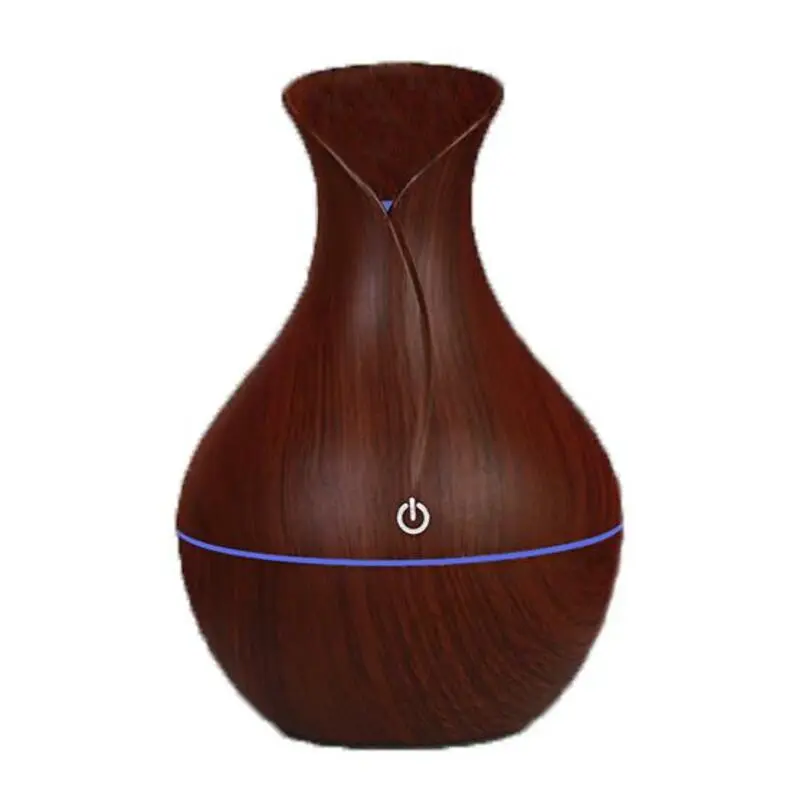 Diffuser Basics Ultrasonic Intelligent Cool Mist Room Humidifier - Aromatherapy Essential Oil Scent, Large Dark Wood USB Powered Device, Cool Mist Humidifier, Usb Powered Humidifier