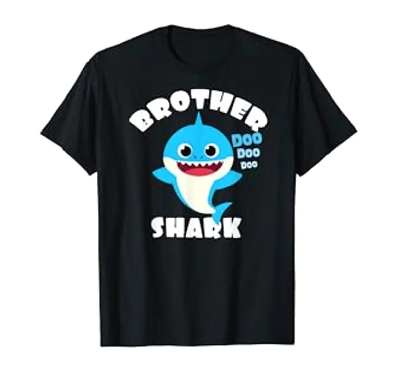 Brother Shark Gift - Cute Baby Shark Design Family Set T-Shirt DC6