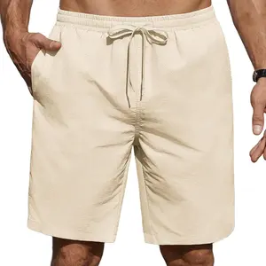 COOFANDY Men's Casual Shorts Elastic Waist Drawstring Lightweight Dry Quick Summer Beach Shorts
