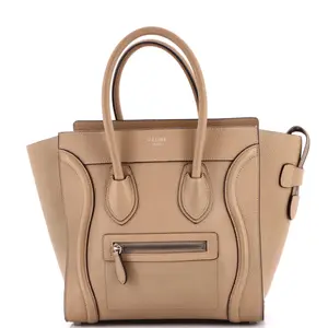 Pre-owned Celine Leather Tote Bags REBAG Luggage Bag Grainy Micro by Rebag