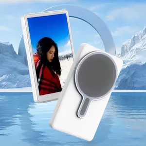 Magnetic Phone Vlog Selfie Monitor Screen Wireless Selfie Monitor Screen Rear Camera Monitor Screen for Android Iphone Cellphone
