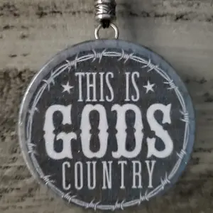 God's County Handmade Car Air Freshener - Personalize Your Scent - Lasts Up to 30 Days - Unique Design for Your Car