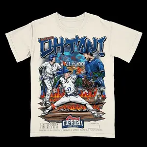 Shohei O Shirt Vintage 90s Baseball Graphic Tee for Men Women Fans Y2k Streetwear - KitchenEra