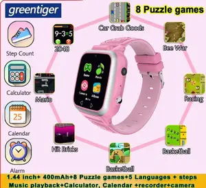 Smartwatch Pedometer Dual Camera MP3 Music Flashlight Alarm Clock Game - best gift for Kids