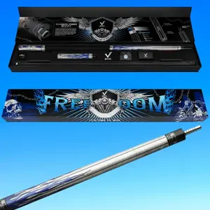 Evo Freedom Maxbing Edition - Azure Flame - Black Leather Wrap