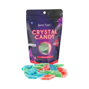 Sweet Luxe Extra Crunchy Crystal Candy Mystic Flavor Mix Gemstone-Inspired Candies with Bold Flavors and Shimmering Crystal Inclusions