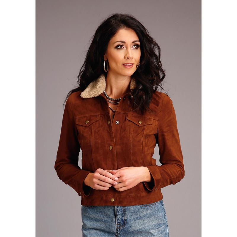 Women's Stetson Ginger Suede Western Jean Style Jacket
