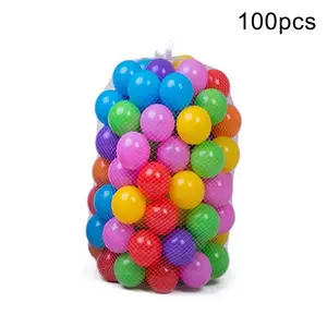 5.5cm 100PCS Kids Ball Pit Play Balls Soft Ocean Ball for ballpit Swim Pit Pool Tent Toddler playtent Playing Tent Ball playpen Playhouse (Mix Colour)