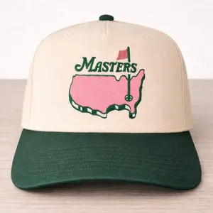 Pink Masters Golf Inspired Embroidered Hat | Augusta Inspired Golf Hat | Golf Lover Gift | Girls Golf Hat | Embroidered Golf Cap