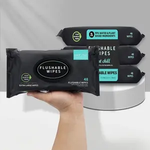 1 or 3 packs of wet toilet paper, 48 - sheet large packs. Super cost - effective for household use. These degradable wet toilet papers for butt - wiping come in an affordable family - sized package.