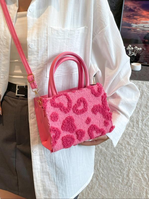 26 Valentine's Day Gift Sweet Heart Square Crossbody Bag, Women's Wallet, Lipstick Makeup Storage Bag, Commuter Work Bag, Fashionable Handbag