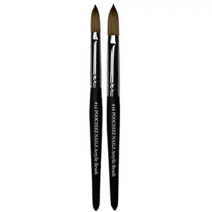 #16 & #12 ACRYLIC (PINCHED) BRUSH MIX HAIR
