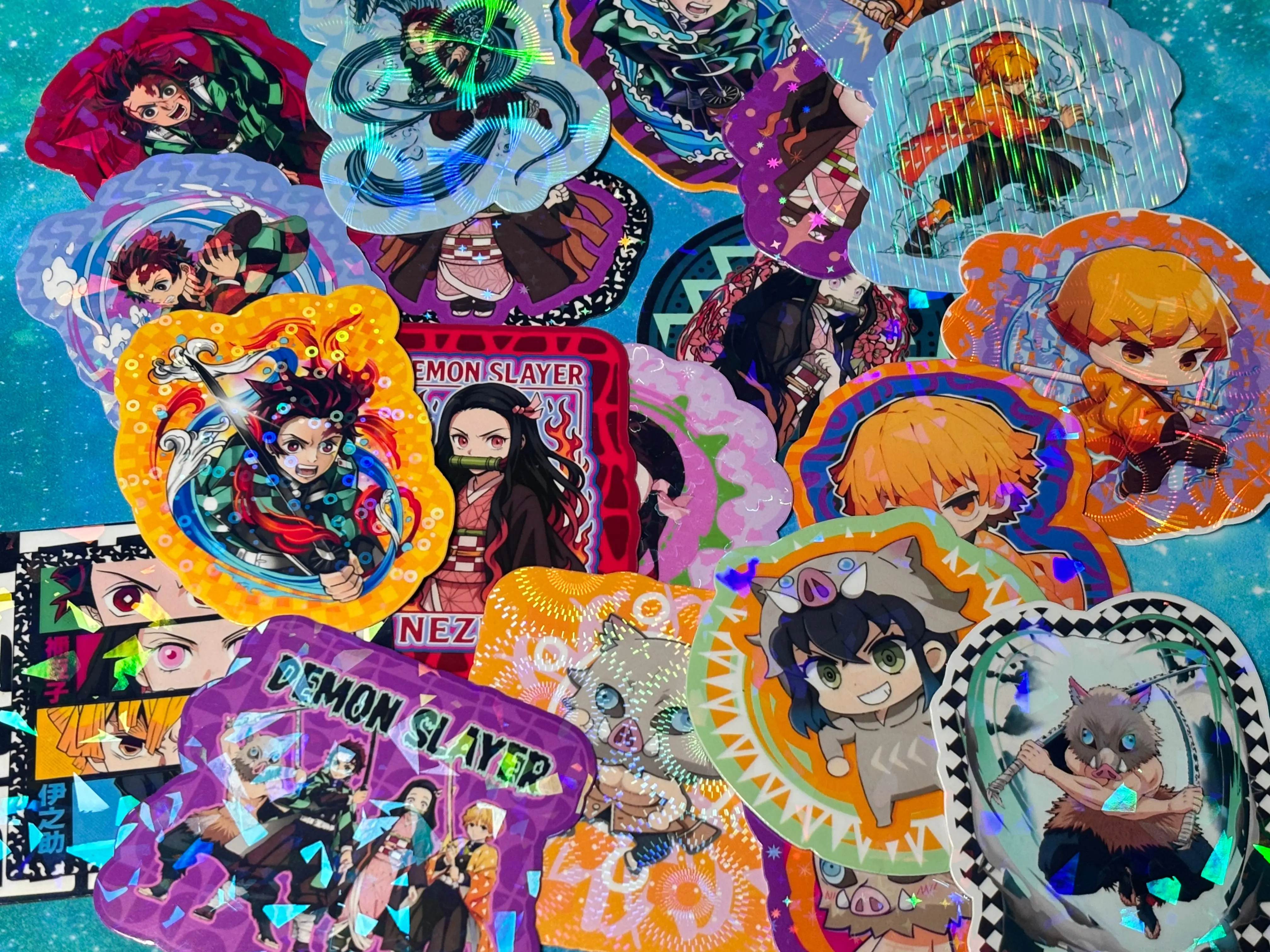Demon Slayer inspired Mystery Sticker Packs!