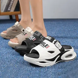 EVA Slippers 5cm Height Sandals No Odor Arch Support Indoor & Outdoor Anti-Slip Lightweight for Daily Use