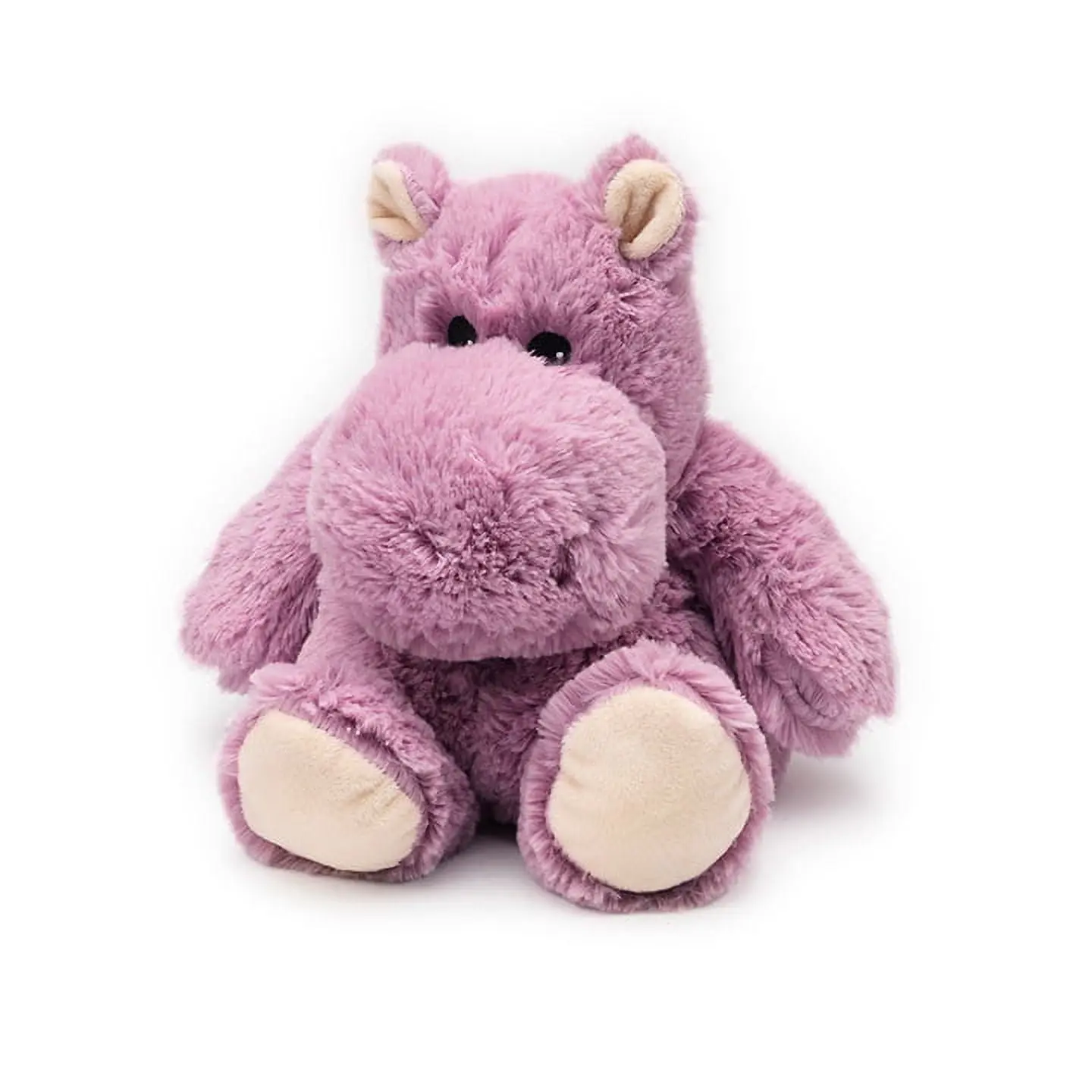 212 MAIN Purple Soft Plush Hippo Dog Toy - 1.5 lbs Microwave-Safe Weighted Stuffed Animal, Soft Cuddly Gift, Lavender-Scented Comforting Heat & Warmth Source for Dogs