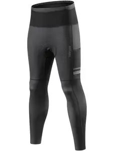 WOSAWE Men's Cycling Pants Breathable 3D Padded Compression Tights Bike Long Trousers Capris