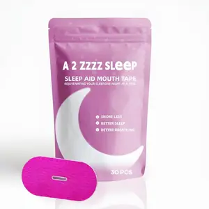 Mouth Tape for Sleep - 90 Strips, Pink Design, Gentle Adhesion, Unisex, Breathable, Ideal for Athletes and Daily Oral Hygiene