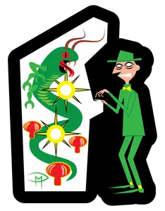 Mushroom Maniac Die Cut Sticker
