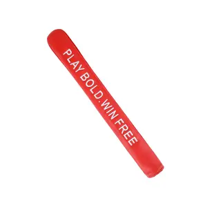 1 Golf Alignment Stick Cover,Classic Embroidered Letter Design,Premium PU Material Durable and Comfortable,Holds 3 Alignment Sticks,Available in Multiple Colors,A Practical Golf Accessory