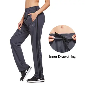 baleaf Women Track Pants Leisure Sweatpants Joggers Lightweight Zipper Pockets Athletic Running Casual Womenswear Home Lounge Outdoor Sports Pants