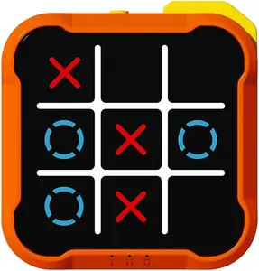 Tic Tac Toe Game, 3-in-1 Board Game Machine, Handheld Electronic Puzzle Game, Portable Travel Game for Trip, Office Break, Queue Time, Birthday Gift for Kids Adult,Christmas gifts, Halloween gifts