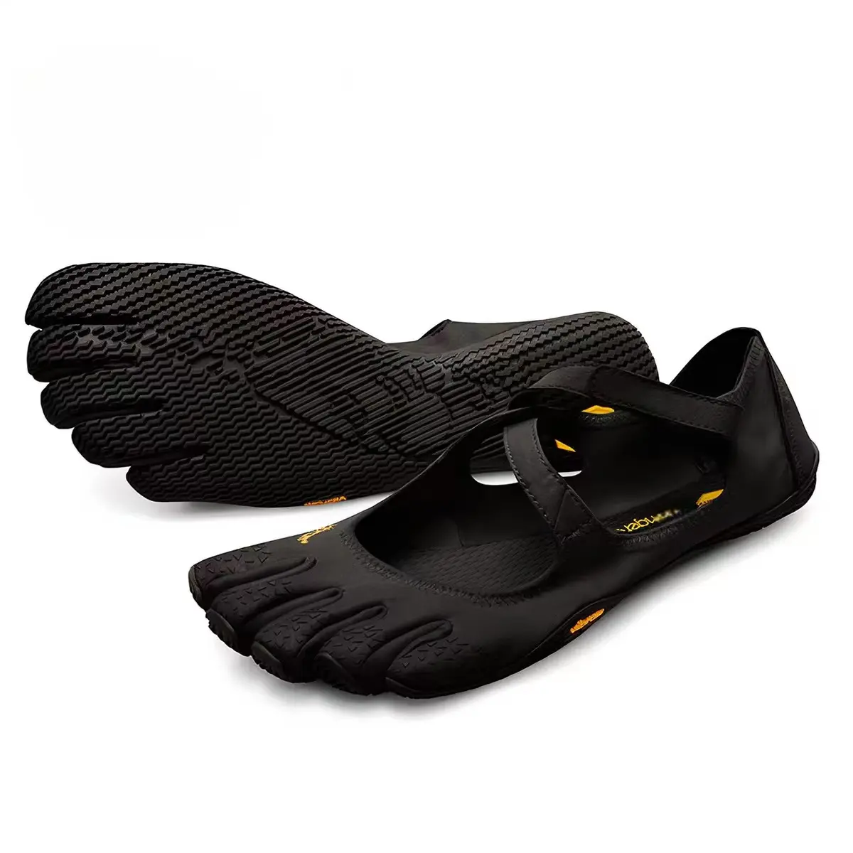 New five-toe yoga shoes with soft soles, non-slip, balance. breathablesplit-toeshoes for dance training, indoor fitness, Pilates, women's