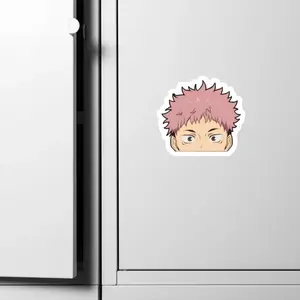 Yuji Itadori Magnet, Jujutsu Kaisen Fridge Magnets, Amine Fan Decor