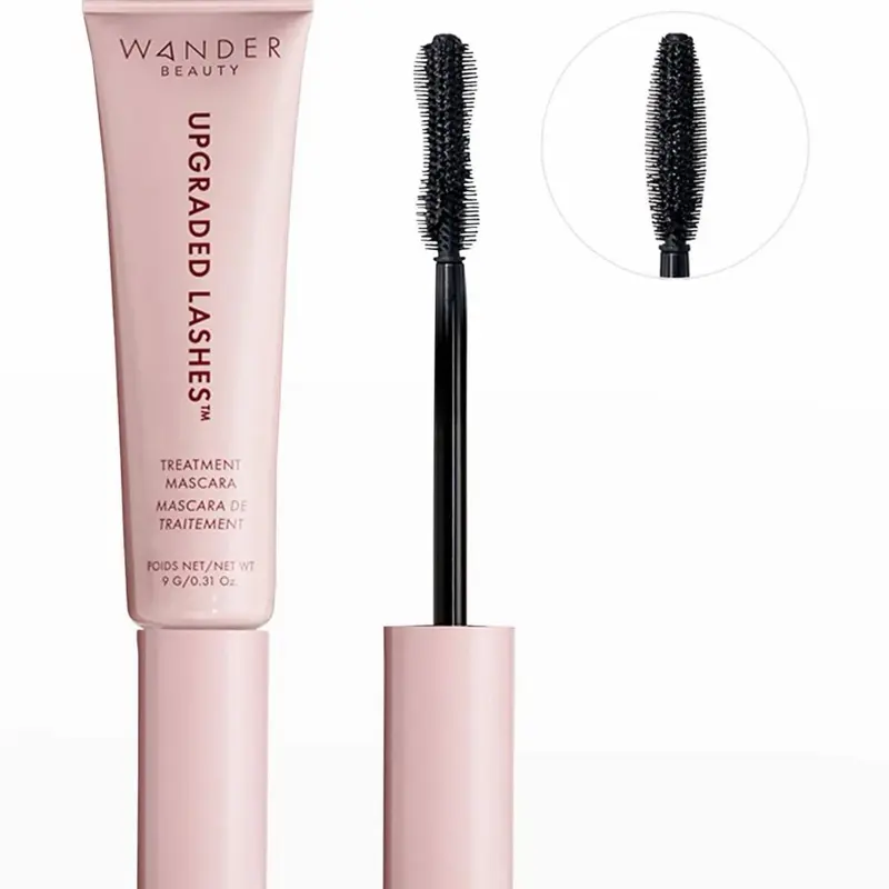 Wander Beauty Upgraded Lashes Treatment Black Mascara - Flexible Volumizing, Defining Cosmetic for Easy Eye Makeup, Dramatic Lash Routine, Dramatic Lashes, Jet Black