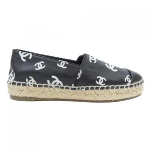 Pre-owned CHANEL Lambskin Small Leather Goods Espadrille Shoes