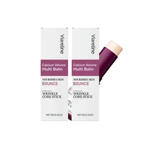 Calcium Collagen Multi Balm Stick 9g, K-Beauty Style Face Moisturizer Balm for Dry Skin, Hydrating Glow Stick for Face, Eye Area & Neck