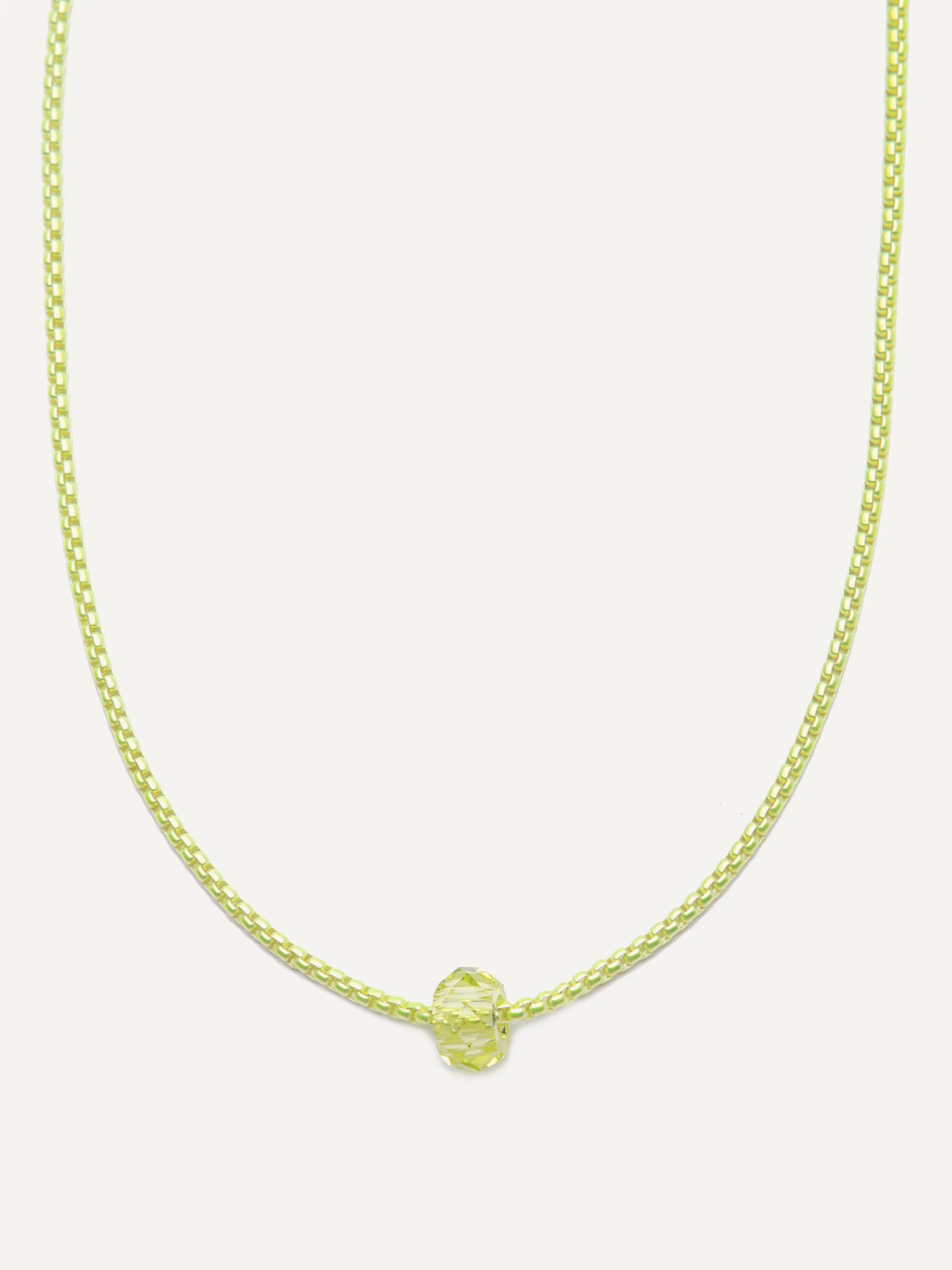 Lolli Necklace - Neon Yellow