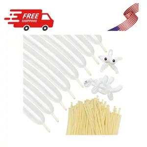 260 Balloons Clear, Thickening Long Balloons for Tying Arch