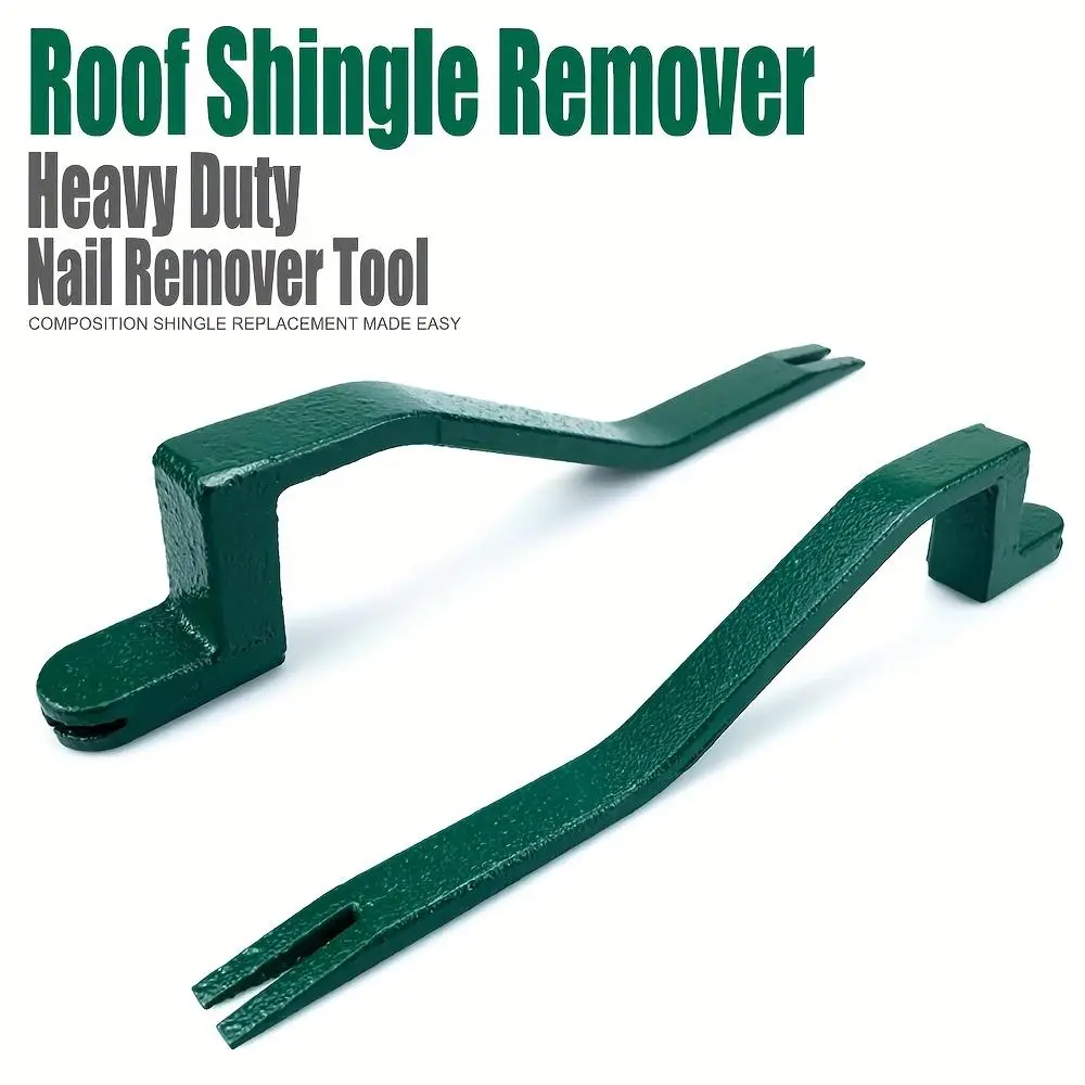 Roof Snake Tool - Shingle Pry Bar - Heavy Duty Nail Remover Tool - Roof Shingle Remover - Professional Roofing Tools Heavy-Duty Multi-Purpose Roof Shi