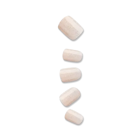colorFX by Impress No Glue Fake Press On Nails - Rebel | Solid, White, Short, Squoval, Manicure
