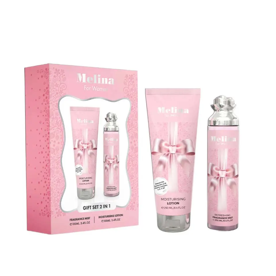 Melina Set 2 in 1 Gift for Women | Fragrance Mist & Moisturising Lotion 250ml