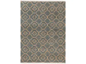 Livabliss LRL6010-1616 18 in. Laural Area Rug, Medium Gray, Khaki & Cream