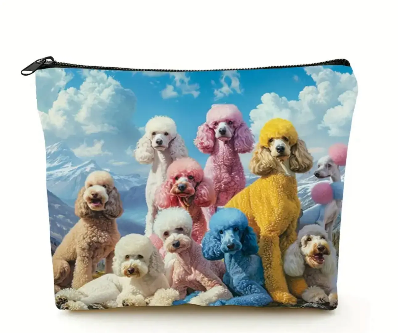 Colorful Poodle bag