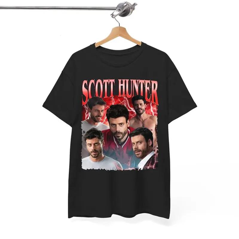 Scott Hunter Graphic Tee Heated Rivalry Character Fan Shirt