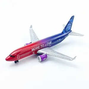 Alaska Airplane Model with Gradient Paint Finish, Die-Cast Metal Collectible Model Aircraft Plane Toy, Perfect Gift for Aviation Enthusiasts & Kids