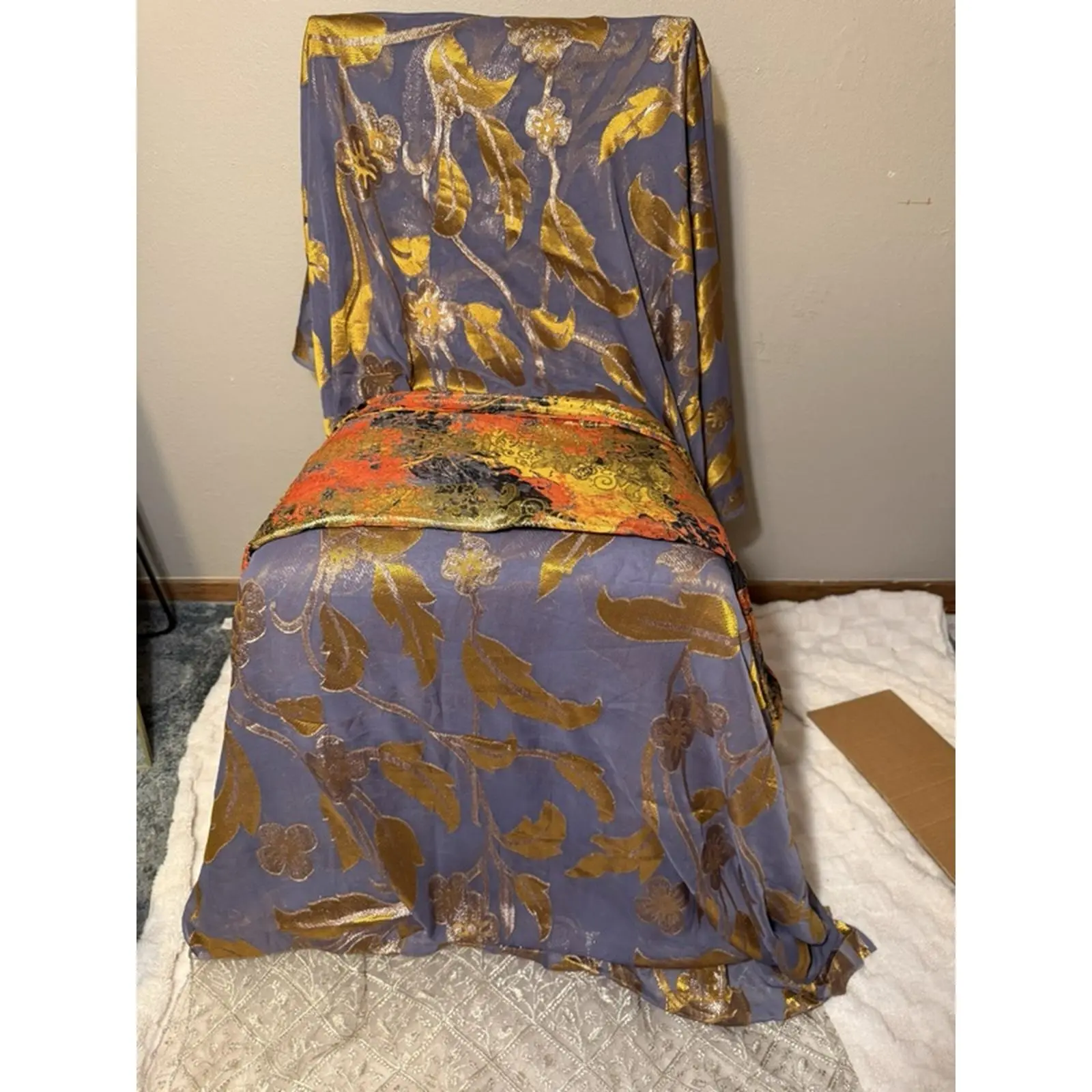 Faransawi Full Set Dirac Somali High-Quality Amazing Color Good Material with Leaf Pattern Design