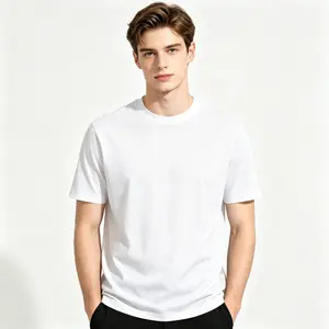 Summer classic solid-colorT-shirt, a cotton oversized short-sleeved loose street-style short-sleeved top T-shirt, a must-have for daily wear white tee