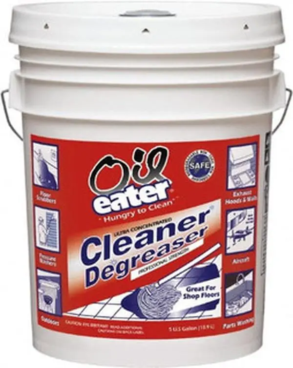 Oil Eater 5 US Gal Pail Liquid Automotive Multipurpose Cleaner-Degreaser, 2-Butoxyethanol, Nonflammable, AOD5G35438, 5 Us Gallon