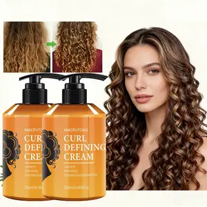 280ML Volumizing Hair Cream with Moroccan Argan Oil, Ricotta Oil, Rosemary, Nourishing & Repairing, Suitable for Waves and Curls, Curly Haircare