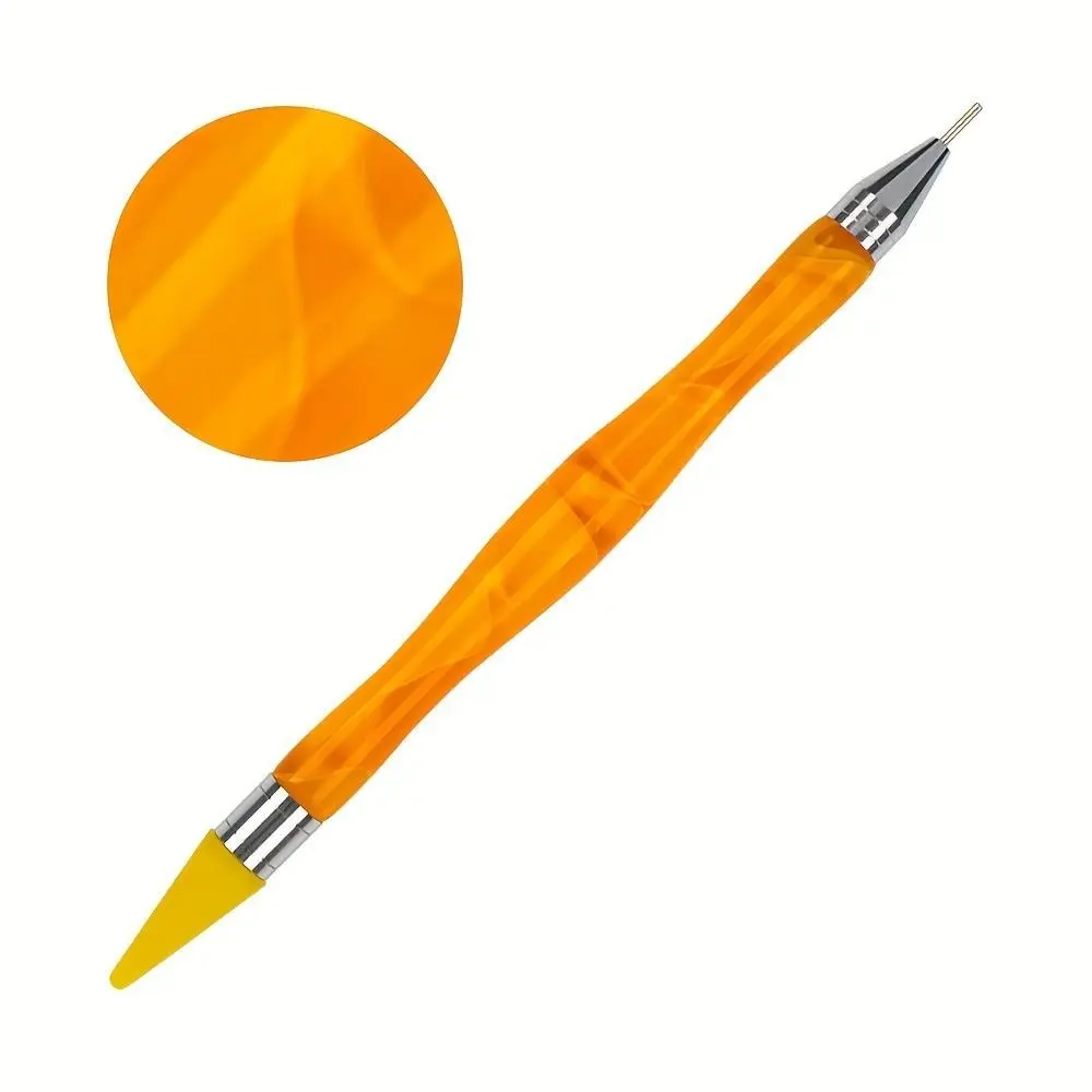 Diamond Painting Dual-ended Wax Pen, Rhinestones Wax Tip Gradient Handle for Crystal Beads Manicure Art And DIY Decoration Tool, diamond painting accessories, diamond painting drill tool, Diamond Art Tools