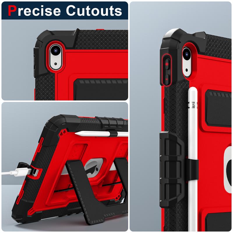 For iPad A16 11th 2025 Case, Tablet Casing, Rugged Shockproof Cover with Handle Stand, Soft Child-Safe Material, Fits 10th and 10.2 9th 8th 7th Tablets