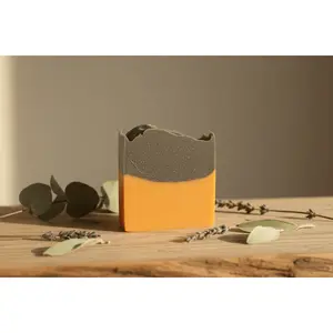 Unscented Turmeric & Nettle Tallow Goat Milk Bar Soap