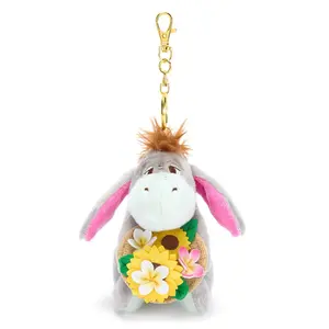 Disney Store Eeyore Summertime Plush Keychain Bag Charm – Winnie the Pooh – 5'' – Disney Store Japan