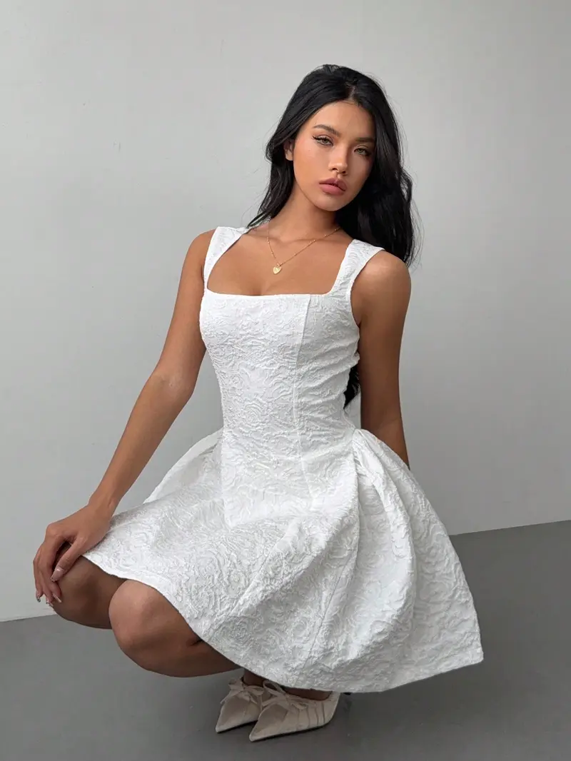 white prairie dress - TikTok Shop