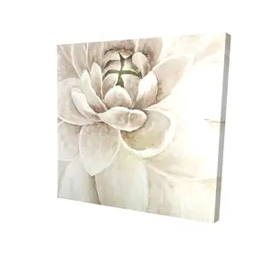 Begin Home Decor 2080-2424-FL88 24 x 24 in. Delicate Chrysanthemum Canvas - Contemporary Botanical Decor